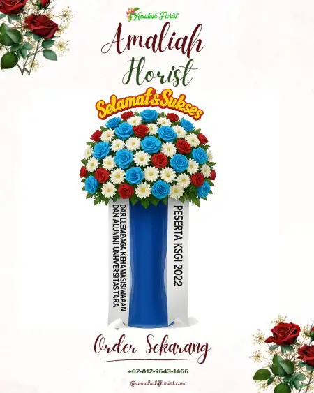 Standing Flowers Garden Wedding Puncak
